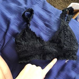 Black lace bralette!